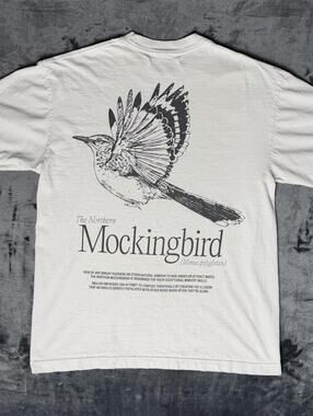 To Fight A Mockingbird Tee Shirt Gumtree Golf & Nature Club Size Medium White